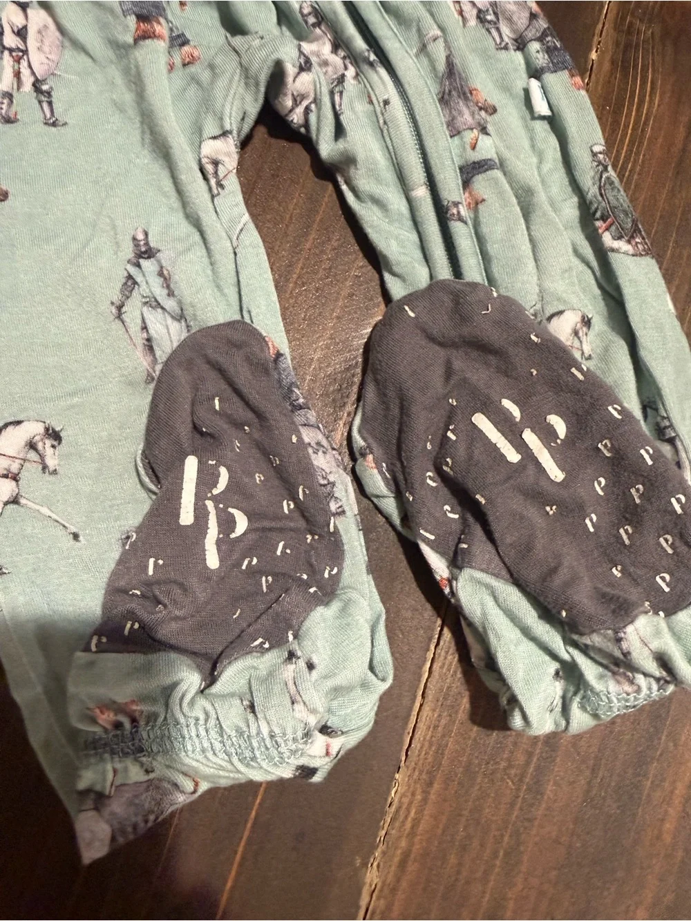 Posh Peanut Bamboo Zippy Wallace knight and horse Size 12/18 Month